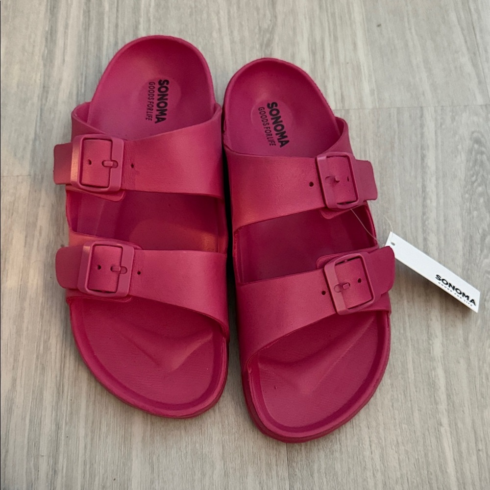 Sonoma  Fuchsia Slide Sandals